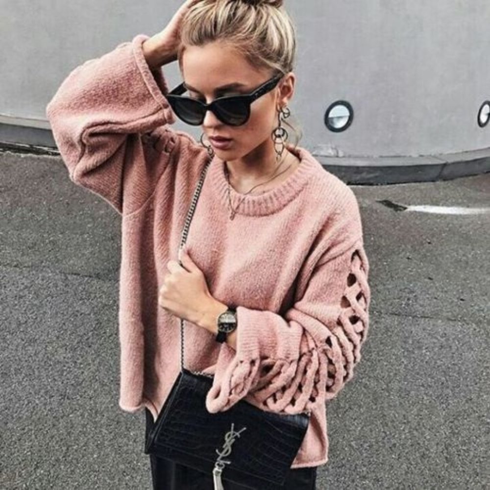 Zara Sweater with Braided Sleeves - Picture 8 of 11